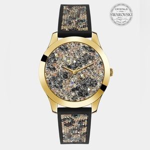 RARE Guess Analog‎ Multi-Colour Dial Women's Watch-W1266L1